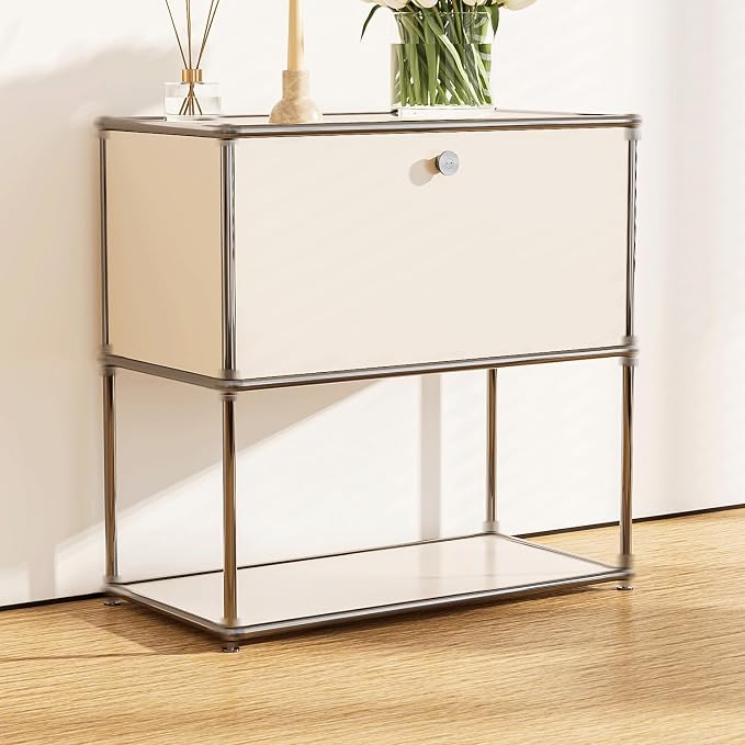 Modern Storage Cabinet Sideboard Versatile Free-Standing Organizer Cabinets - Image 6