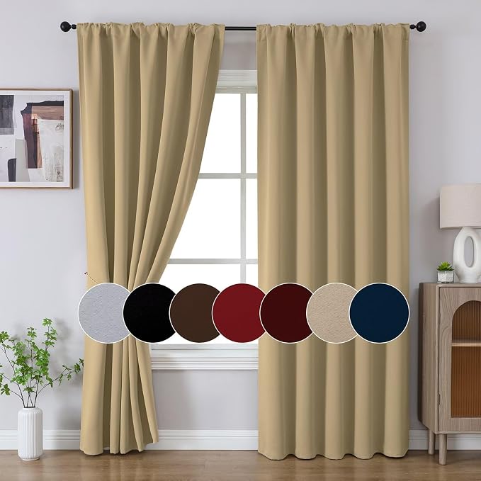 Joydeco Blackout Curtains 84 Inch Long - Image 8