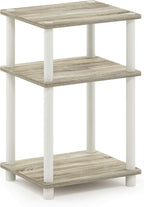 Furinno JUST Side Table, 3-Tier End Table, Open Shelves Night Stand, Bedside - Image 6