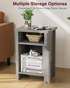 YESHOMY Farmhouse Modern Nightstand - Image 5