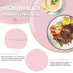MAONAME 13" Round Tray, Modern Decorative Trays - Image 4