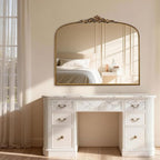 Vintage Gold Ornate Baroque Mirror - Image 2