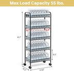 TOOLF 5-Tier Metal Utility Cart - Image 5