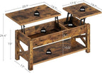 Rolanstar Coffee Table 47.2", 2 Way Lift Top - Image 3