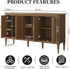 Vintage Buffet Sideboard Cabinet - Image 2