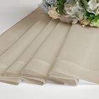 Taupe Sheer Curtains 72 Inch Length 2 Panels, Light Filtering Soft Solid Voile - Image 7