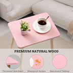 FORAOFUR Small Accent Table, Modern Mini Coffee Table - Image 4