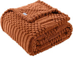 Rust Throw Blanket by LUSSENAHOME