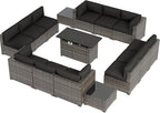 Aoxun Patio Furniture Sets, 15-Piece Outdoor Patio Furniture - Image 9