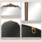 Ornate Baroque Vintage Gold Mirror - Image 6