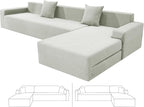 ZNSAYOTX Sectional Couch Covers, Stretch Jacquard Slipcovers by ZNSAYOTX
