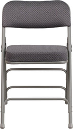 Flash Furniture 2 Pack HERCULES Series Premium Curved Triple Braced & Double - Image 6
