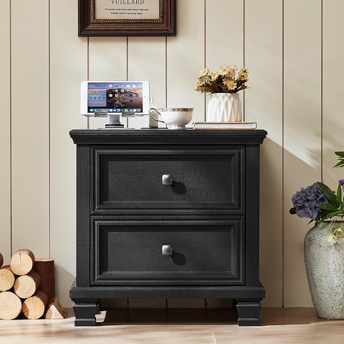 SAVOR LIFE Farmhouse Nightstand - Image 5