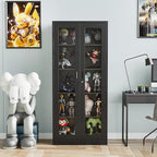 Display Cabinet with Glass Doors, Display Case Cabinet - Image 2