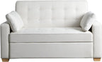 Serta Ainsley 66.5" Convertible Sleeper Loveseat, Full Size, Dreamcoil Comfort by SertaDreamConvertibles