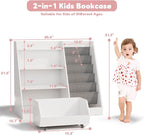 COZPAW Kids Bookshelf and Toy Storage, 4 Tier Toddler Bookshelf - Image 2