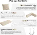 79in Convertible Sofa Bed, Corduroy Boneless Couch Bed, Futon Sleeper Sofa Pull - Image 6