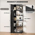 VersionTECH. Glass Display Cabinet - Image 2
