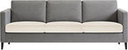 Hokway Velvet Couch Cushion Covers Water Resistant Seat Covers Stretch Sofa - Image 9