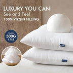 MIULEE 16x24 Throw Pillows Inserts 2 Pack, Decorative Pillows - Image 4