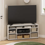 Furinno BESI TV Stand, No Tools Assembly Industrial Style Entertainment Center - Image 7