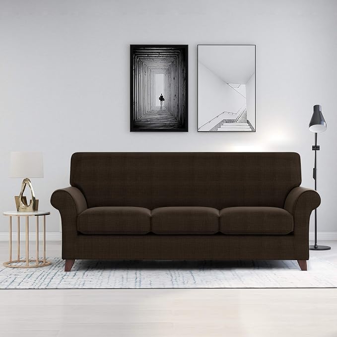 ZNSAYOTX 4 Piece Sofa Covers for Living Room Anti Slip Stretch Couch Covers for - Image 2