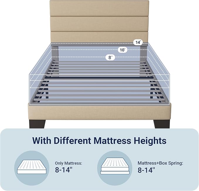 Allewie Twin Size Platform Bed Frame - Image 7
