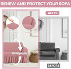 Fanfanwin 3 Pcs Sofa Slipcover Set - Image 5