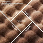 Coffee Rabbit Plush Rug 2'x6', Fluffy Shaggy Area Rug - Image 5