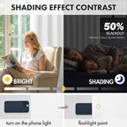 MIULEE Pure White Blackout Curtains 4 Panels Set 72 Inch Length Bedroom | - Image 4