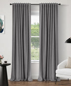 INOVADAY 100% Blackout Curtains 96 Inches Length 2 Panels Set, Back Tab/Rod by INOVADAY