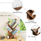 SHEEPAM 5 Tier Tree Book Shelf, Small Desktop Bookshelf - Image 6