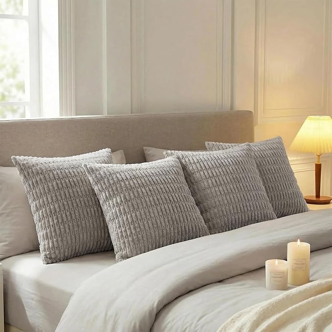 Fancy Homi 4 Packs Decorative Throw Pillow Covers - Image 7