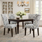 HomePop Parsons Classic Upholstered Accent Dining Chair, Suri Blue - Image 2
