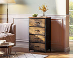 AODK Dresser for Bedroom with 4 Storage Drawers, Small Dressers Chest of - Image 2