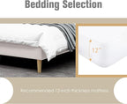 AGARTT Upholstered Platform Bed Frame Full Size - Image 6