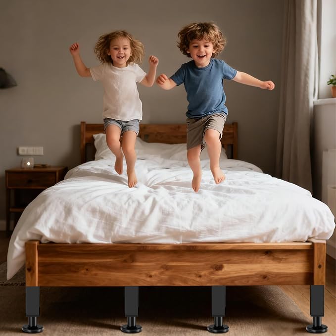 Bed Support Legs, 10.2-16.5 in Heavy Duty Metal Furniture Feet - Image 7