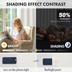 MIULEE 4 Panels Set Natural Blackout Curtains 63 Inch Length Bedroom | Thermal - Image 4