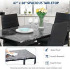 FDW Dining Table Set Dining Room Table Set - Image 5