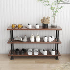 MUZIK 3-Tier Industrial Pipe Table Leg Set, Iron Base Legs Rustic Iron Pipe - Image 6