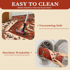 SERISSA 6x9 Washable Non Slip Boho Area Rug - Image 4