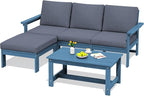 SERWALL Outdoor Sectional Sofa Set, 5-piece Outdoor Modula Couch Set by SERWALL