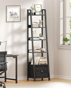 Furologee 6 Tier Ladder Shelf, Ladder Bookshelf - Image 6