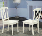 East West Furniture KEC-LWH-W Kenley Dinette Chairs - Image 2