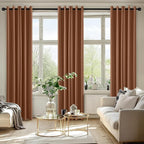 MIULEE Blackout Curtains for Bedroom 2 Panels 40 x 84 Inch Long Sun Baked | - Image 6
