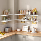 HOOBRO Floating Shelves, 15 Inch Wall Shelf Set of 3, Wall Mounted Storage - Image 5