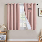H.VERSAILTEX Linen Curtains 100% Blackout Curtains by HVERSAILTEX