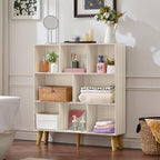 LEYAOYAO 8 Cube Bookshelf, 3 Tier Bookcase - Image 8