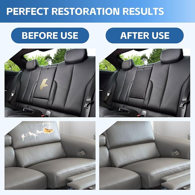 Leather Repair Patches, 17X395 Inch Self-Adhesive Leather Repair Tape, Stretch - Image 5