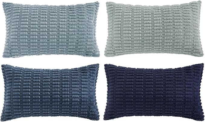 Fancy Homi 4 Packs Decorative Throw Pillow Covers - Image 6